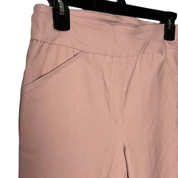 Y2K Bali 🇨🇦,NWT, capri ,blush pink,slim pants,elastic waist band,pull on, - Picture 3 of 8